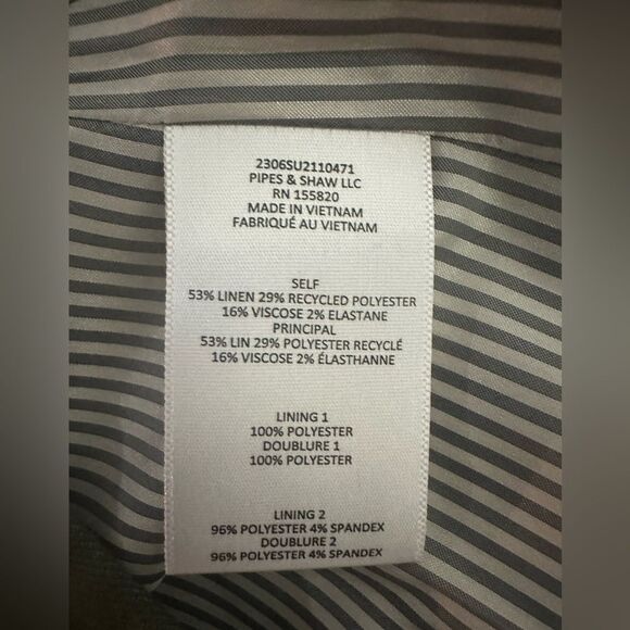 Veronica Beard Sevi Linen-Blend Blazer in Bright Army Size 8 NWT - Picture 9 of 9